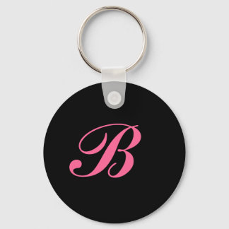 Initial "B" Key chain