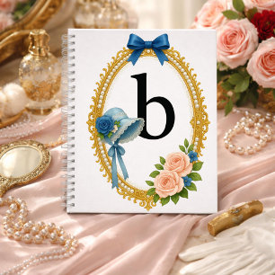 Initial B Writing Personalized Regency Notebook