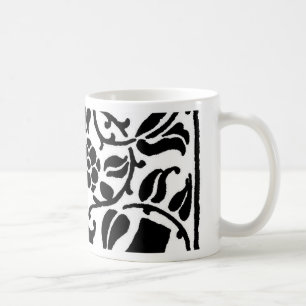 Initial C Monogram. Floral Name Customized Pattern Coffee Mug