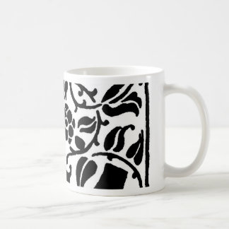 Initial C Monogram. Floral Name Customized Pattern Coffee Mug