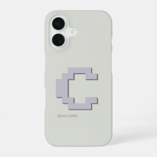 Initial C Retro Pixel Art Monogram Phone Case