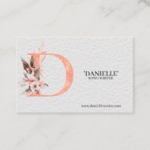 Initial - Carte de visite recto verso