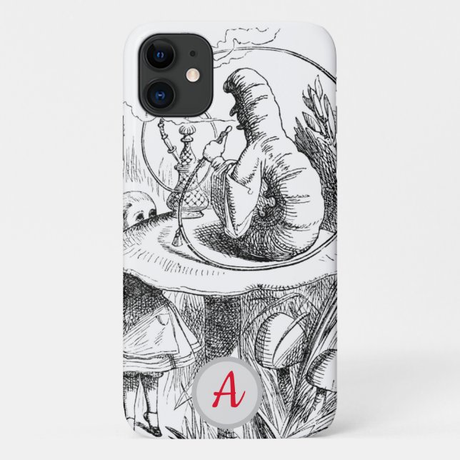 INITIAL COQUE IPHONE de la chenille à canne à cann (Dos)