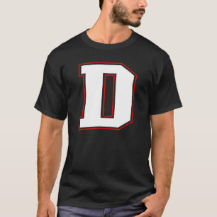 Initial D Monogram D Letter D Capital Alphabet T-Shirt