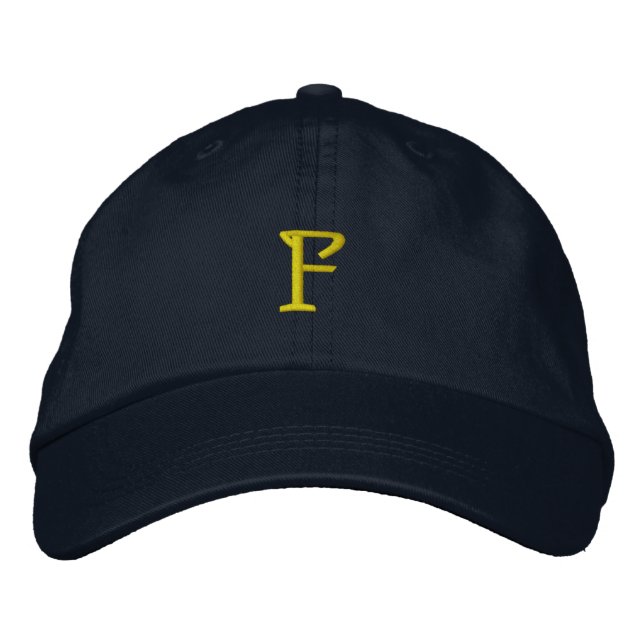 INITIAL "F" Designer Casquette (Devant)