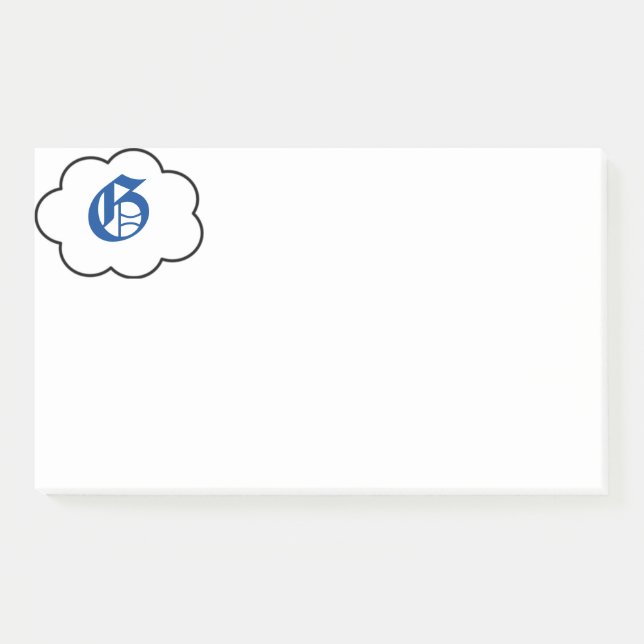 Initial G Monogram Notes (Front)