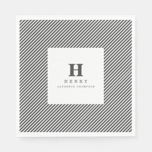 INITIAL GRADUATION PARTY NAPKINS