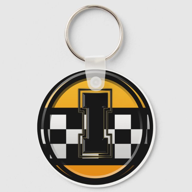 Initial I taxi driver Keychain (Front)