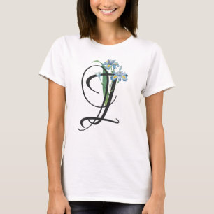 Initial I, Vintage Iris T-Shirt