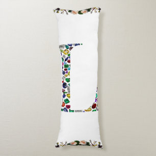 Initial L Body Pillow