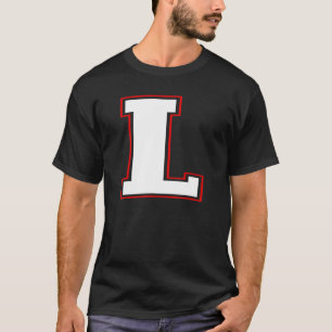 Initial L Monogram L Letter L Capital Alphabet T-Shirt