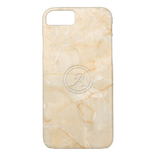 Initial Letter A With Marble Print Effect Case-Mate iPhone Case