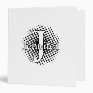 Initial Letter and Name Custom Binder