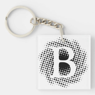Initial Letter Custom Keychain