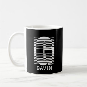 INITIAL LETTER G - ALPHABET NAME G COFFEE MUG