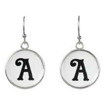 Initial letter monogram customizable gift jewels