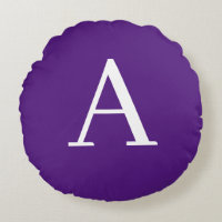 Initial Letter Monogram Modern Style Purple & Blue