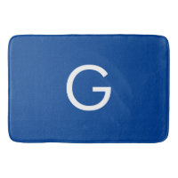 Initial Letter Monogram Modern Stylish Blue