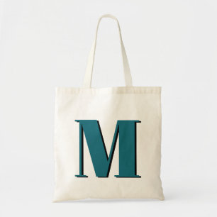 Initial Letter   Monogram Modern Stylish Cool Tote Bag