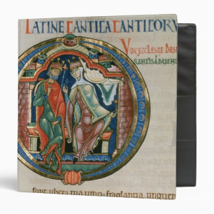 Initial letter 'O' Osculatur me - Let me kiss Binder