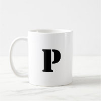 Initial Letter | Teal Monogram Modern Stylish Cool