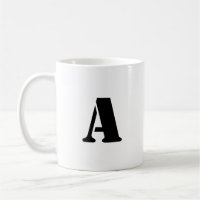 Initial Letter | Teal Monogram Modern Stylish Cool