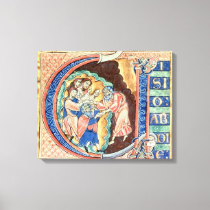 Initial Letter 'V'  Visio Abdie Canvas Print