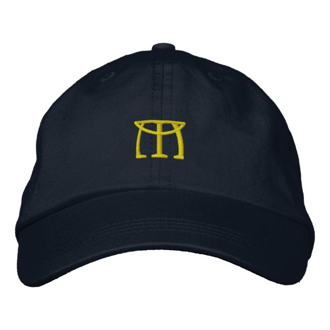 INITIAL "M" Designer Cap (Front)