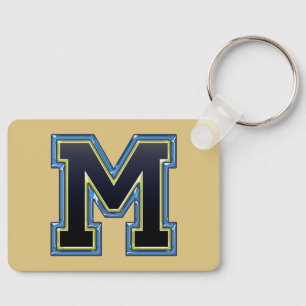 Initial M Keychain