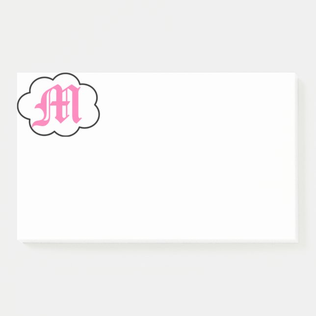 Initial M Monogram Notes (Front)
