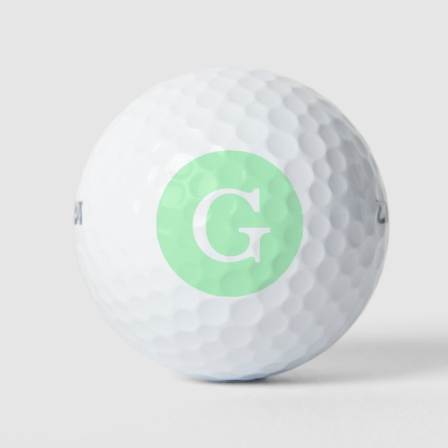 Initial Monogram Golf Balls (Front)