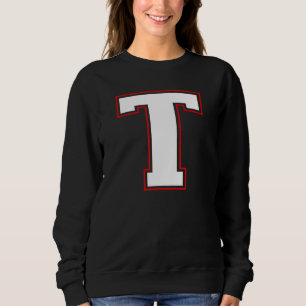 Initial Monogram Letter Capital Alphabet Sweatshirt