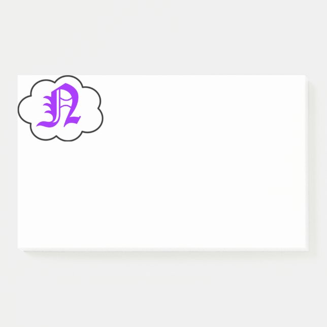 Initial N Monogram Notes (Front)
