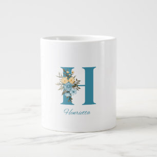 Initial Name Mug   Custom Letter Coffee Mug