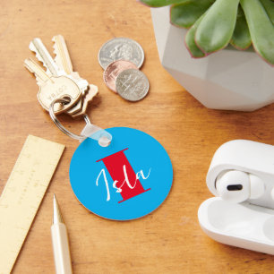 Initial + Name Personalised - Easy to Customise - Keychain