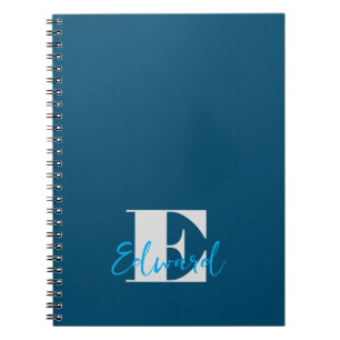 Initial + Name Personalised - Easy to Customise - Notebook