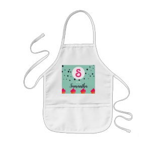 Initial & Name Personalized Cupcakes Kids Apron