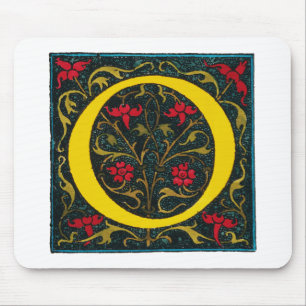 INITIAL O, 1520. MOUSE PAD