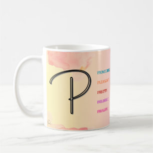 Initial "P" Mug (11oz)