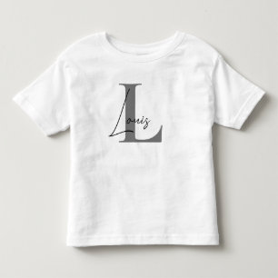 INITIAL personalised tshirt-bodysuit name Toddler T-shirt