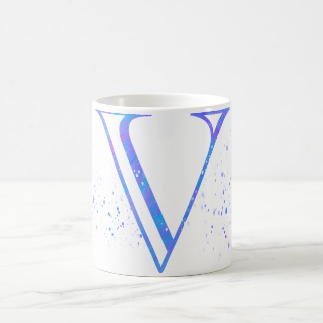 initial V mug (Center)