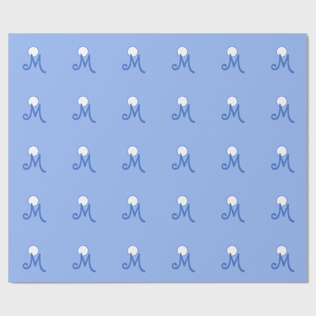 Initial Wrapping Paper (Flat)