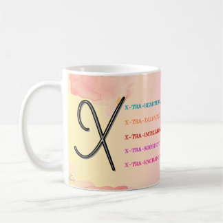 Initial "X" Mug (11oz)