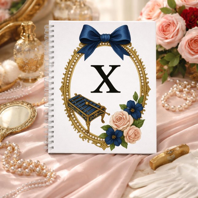 Initial X Rare Elegant Regency Notebook (Creator Uploaded)