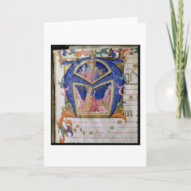 Initiale "A" De de Corale/Graduale no.5 (Devant)