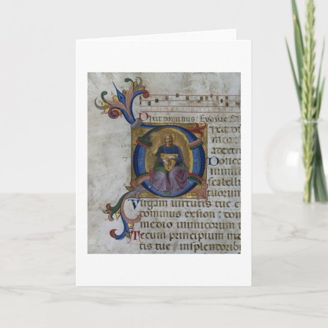 Initiale "D" de Mme 531 f.169v Historiated (Devant)