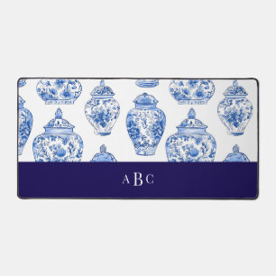 Initiale de monogramme Chinoiserie Floral Chine 