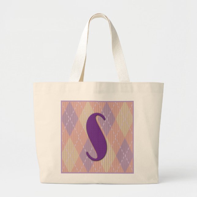 Initiale enorme S de sac de fourre-tout (Devant)