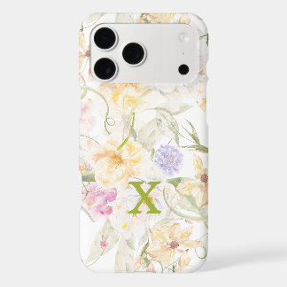 Initiale florale personnalisée _ Lettre personnali