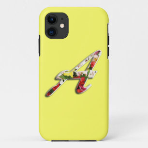 Initiale Un Monogramme I Phone 5 Coque Floral Desi